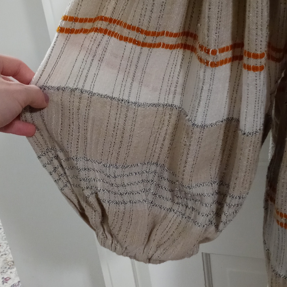 🆕️ 🧡Free People🧡 - Cozy Striped Mini Dress - Picture 11 of 16